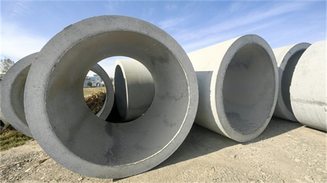 密封好的平口水泥管安裝,平口水泥管