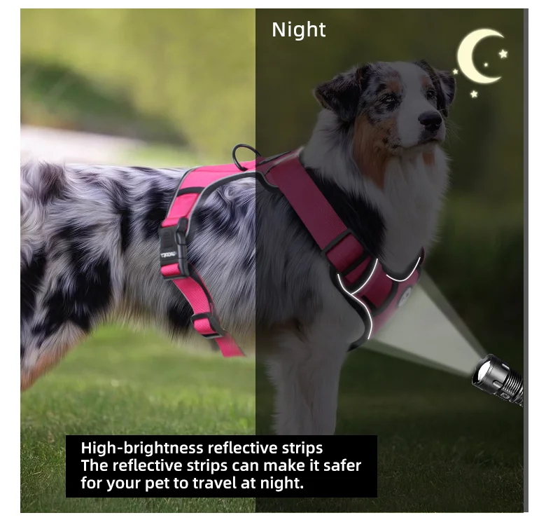 reflective dog harness reflective dog harness