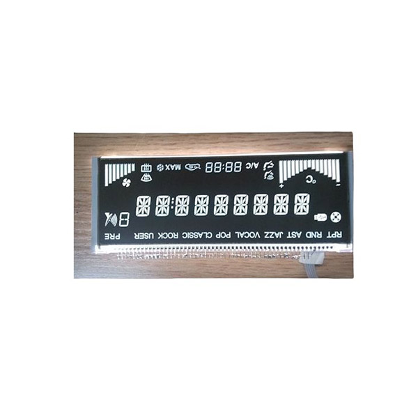 Automobile instrument black and white LCD screen