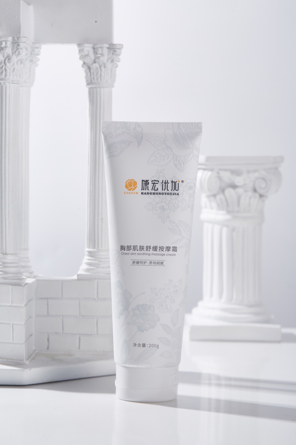 胸部肌膚舒緩按摩霜