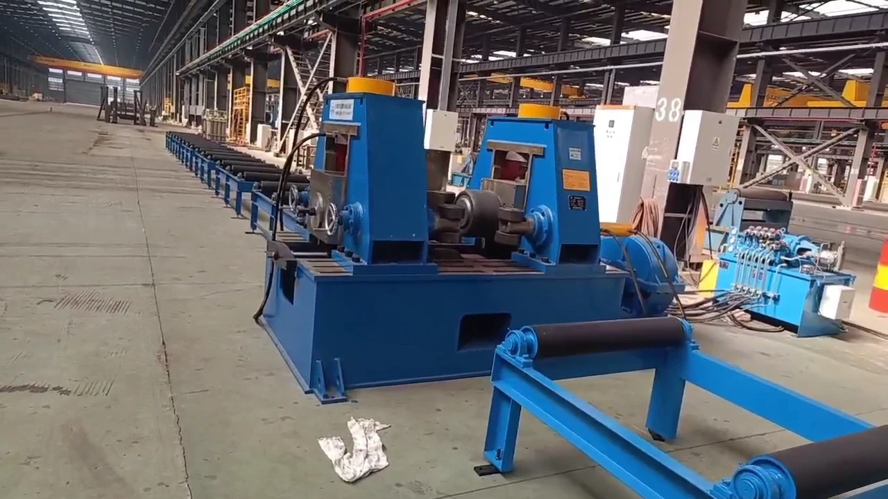 H Beam Flange Hydraulic Straightening Machine | Beam Line Equipment ...