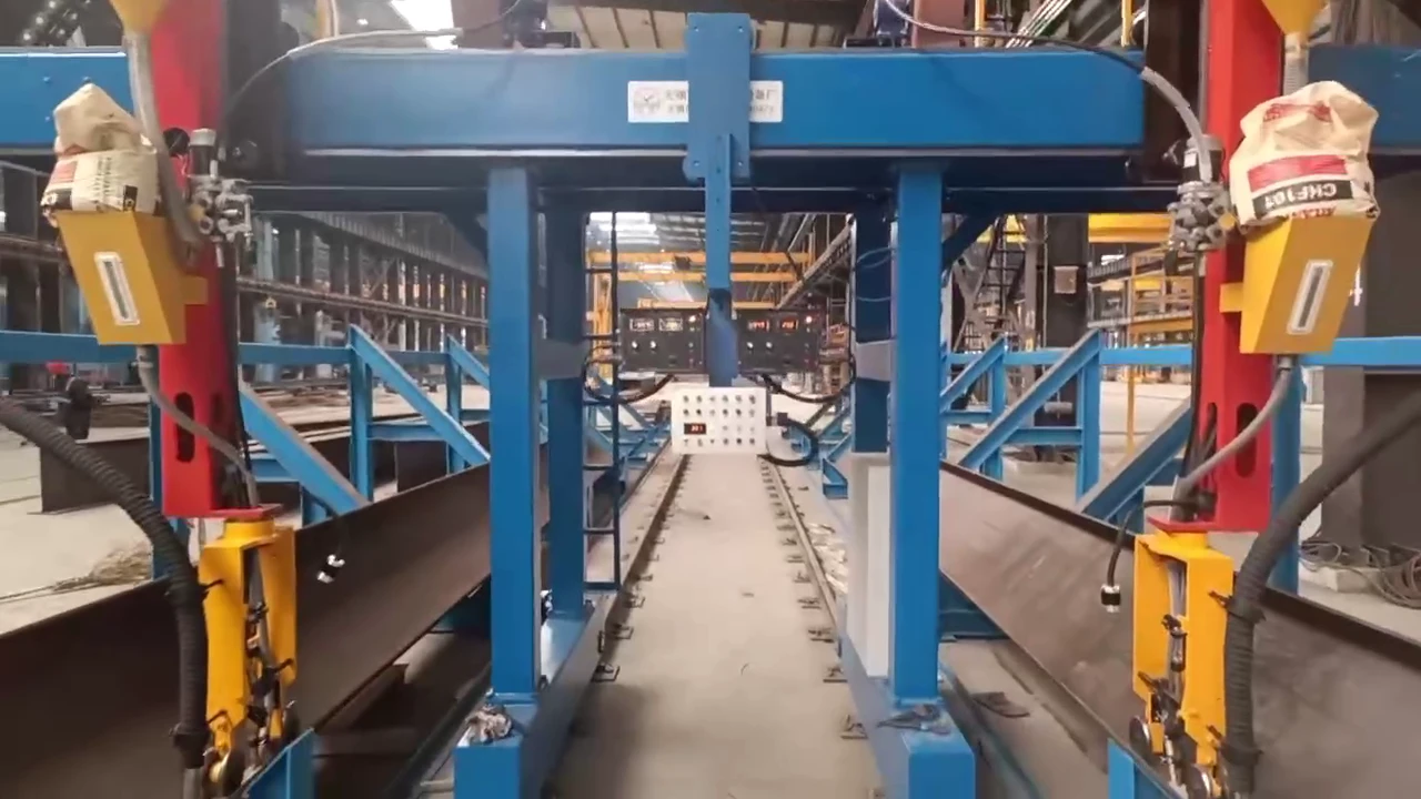 H Beam Welding Machine Manufacturer | Automatic H Beam Production Line ...