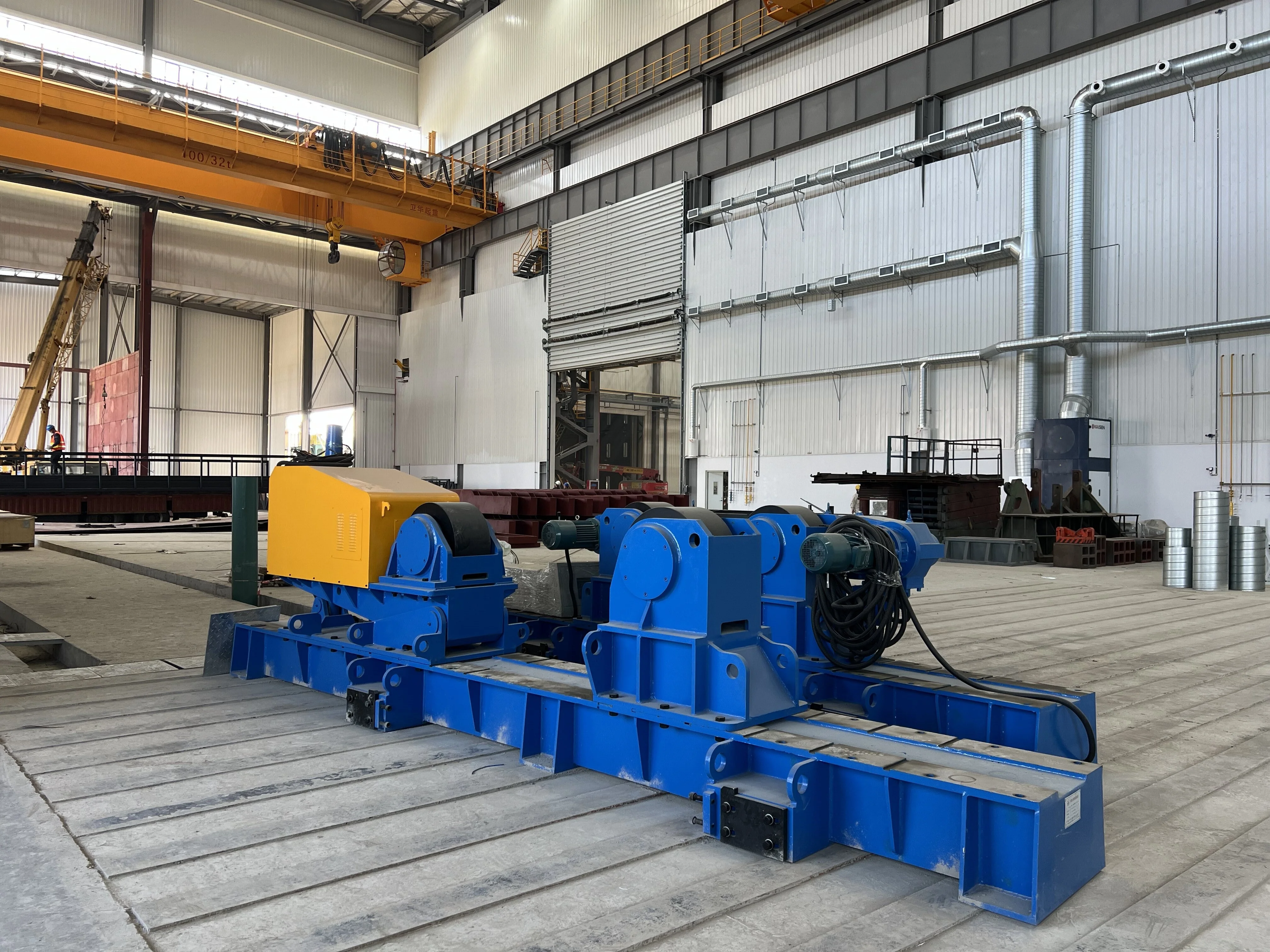 Efficient Anti-Creep Welding Rotator & Turning Rolls for Large Vessel ...