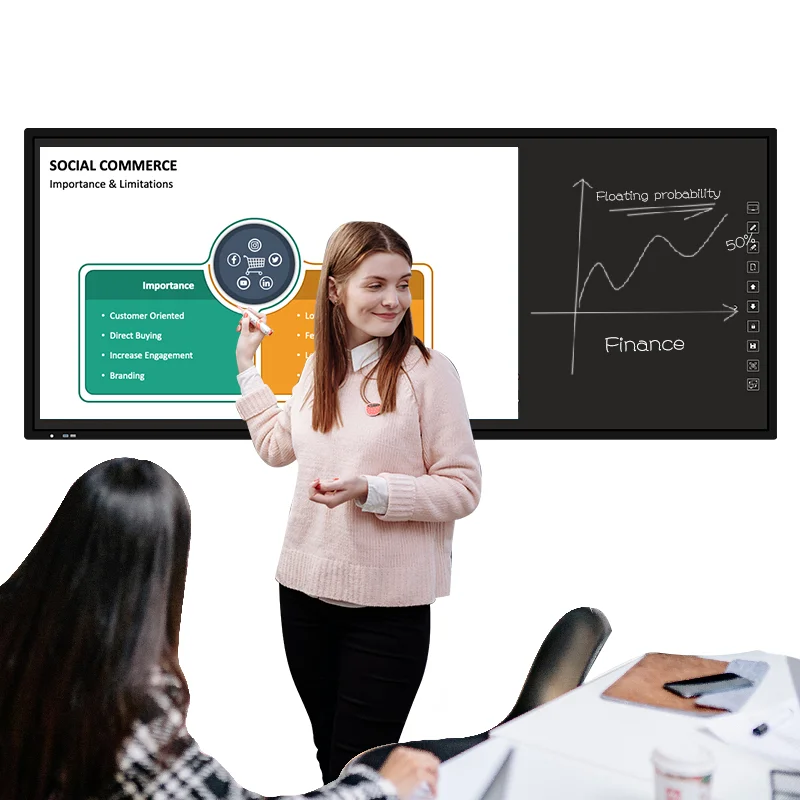 LED Recordable Smart Blackboard For Conference
