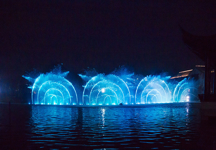 廣州公園大型音樂噴泉工程項目 廣東尚水空間智能科技供應