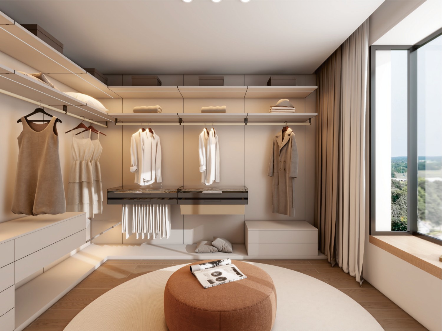 Wall-mounted cloakroom_Foshan Fukuang Intelligent Home Co., Ltd.