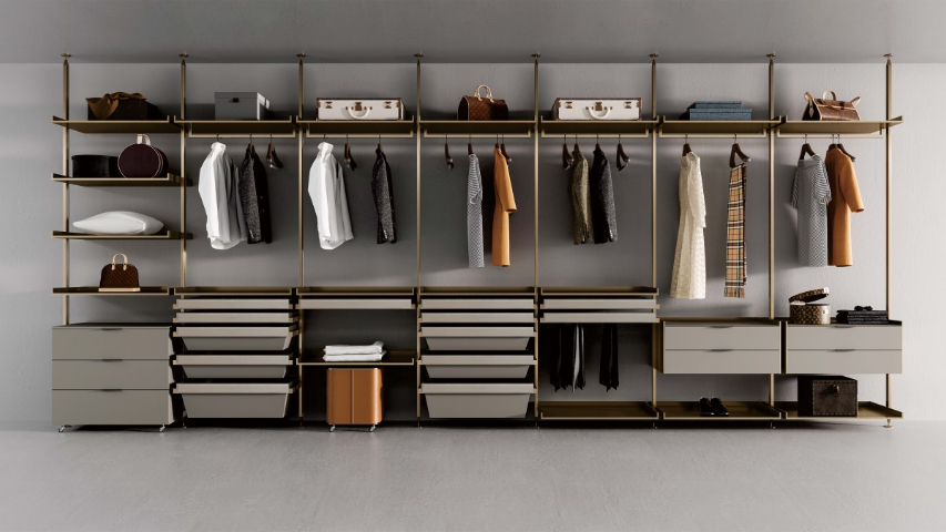 自然原色開放式衣帽間定制服務(wù)商 佛山市南海索特五金制品供應(yīng)