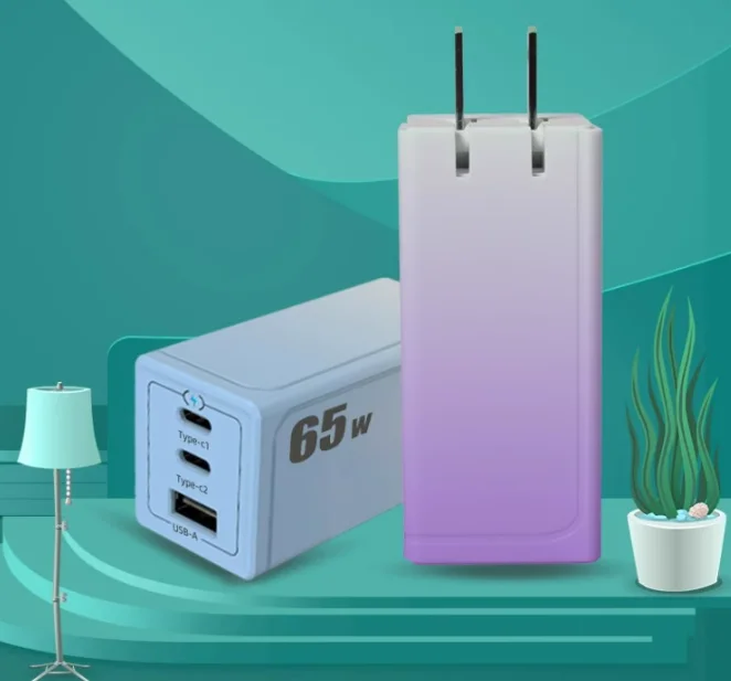 漸變之光·智享極速 安諾姆65W三合一快充神器