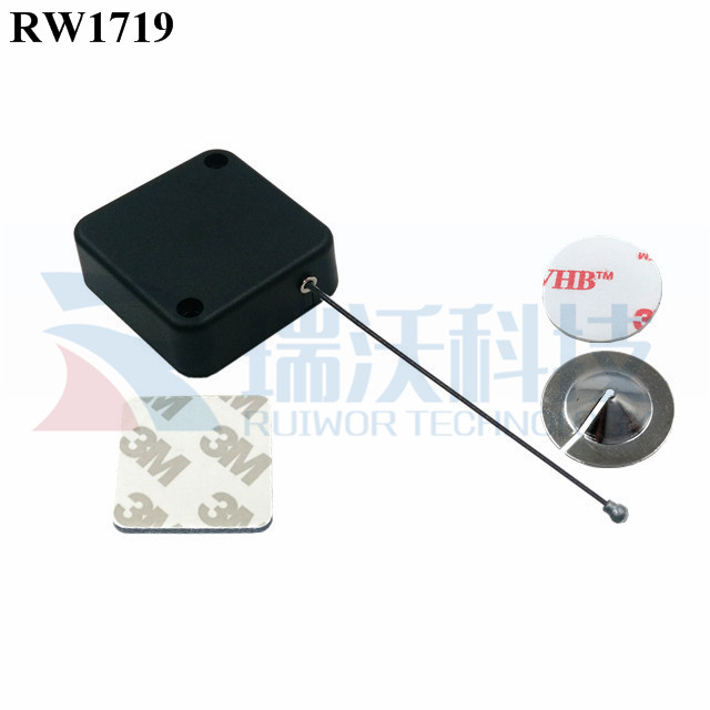 RUIWOR RW1719 Square Retractable Steel Cable Rope Retractor Plus Dia ...