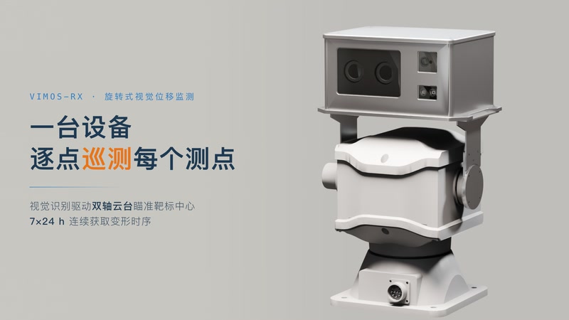 VIMOS RX服务,旋转式视觉位移监测站