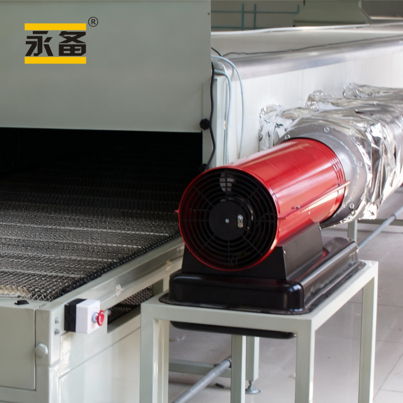 【實(shí)例】永備DH燃油熱風(fēng)機助力蘇州加工廠(chǎng)烘干流水線(xiàn)升級