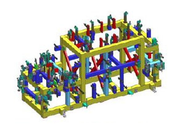 外綜合匹配樣架