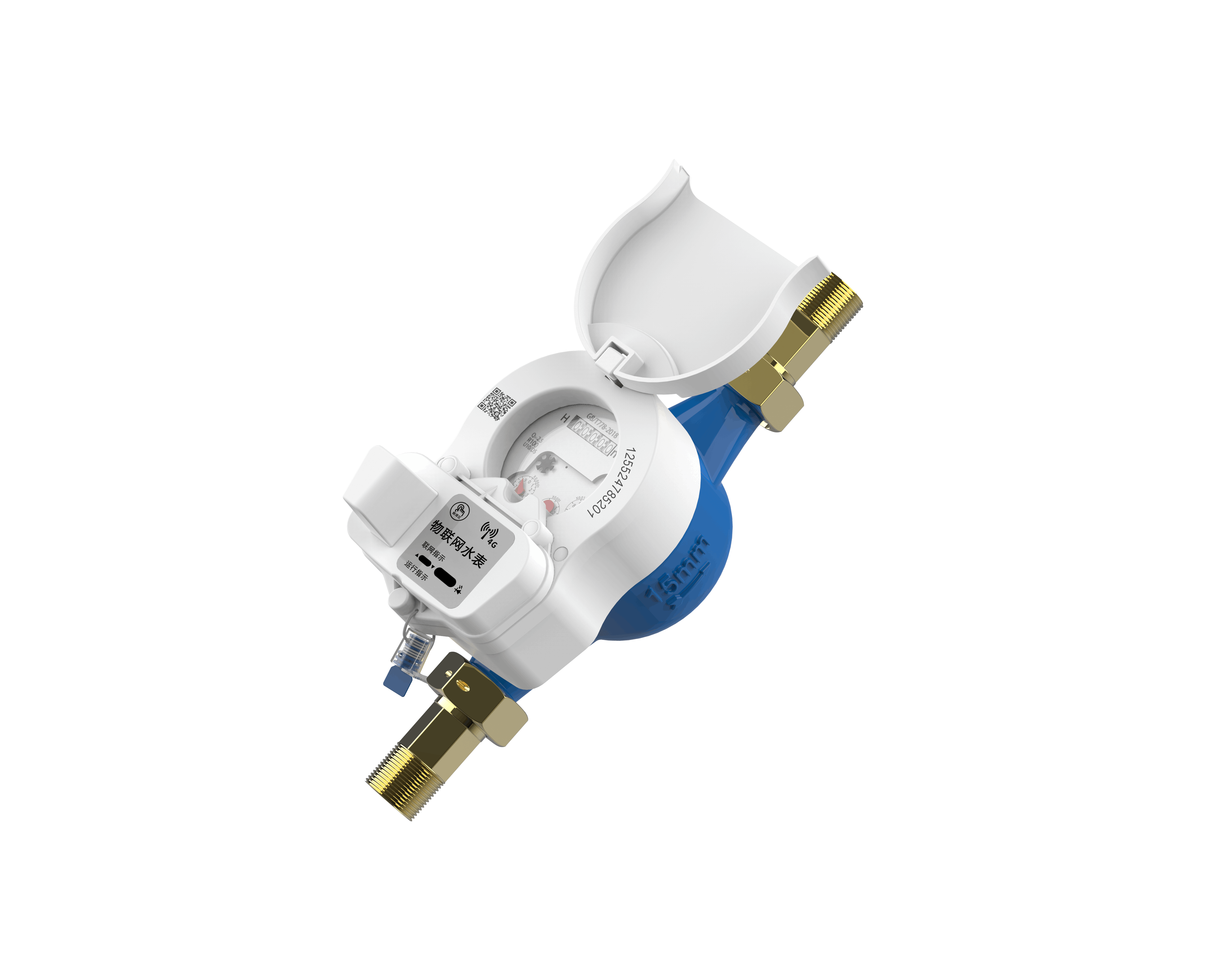 4G非閥控臥式水表