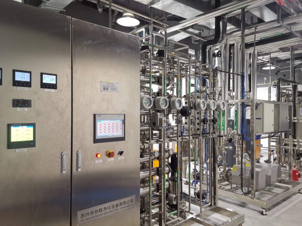 某制藥企業用純化水設備和注射水設備
