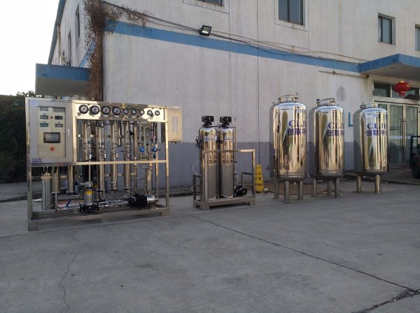 500L/h醫療器械純化水設備和注射水設備