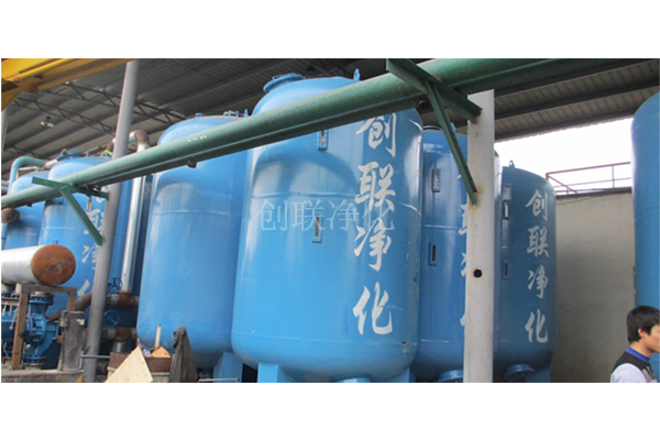 印染廢水過濾器安裝現場