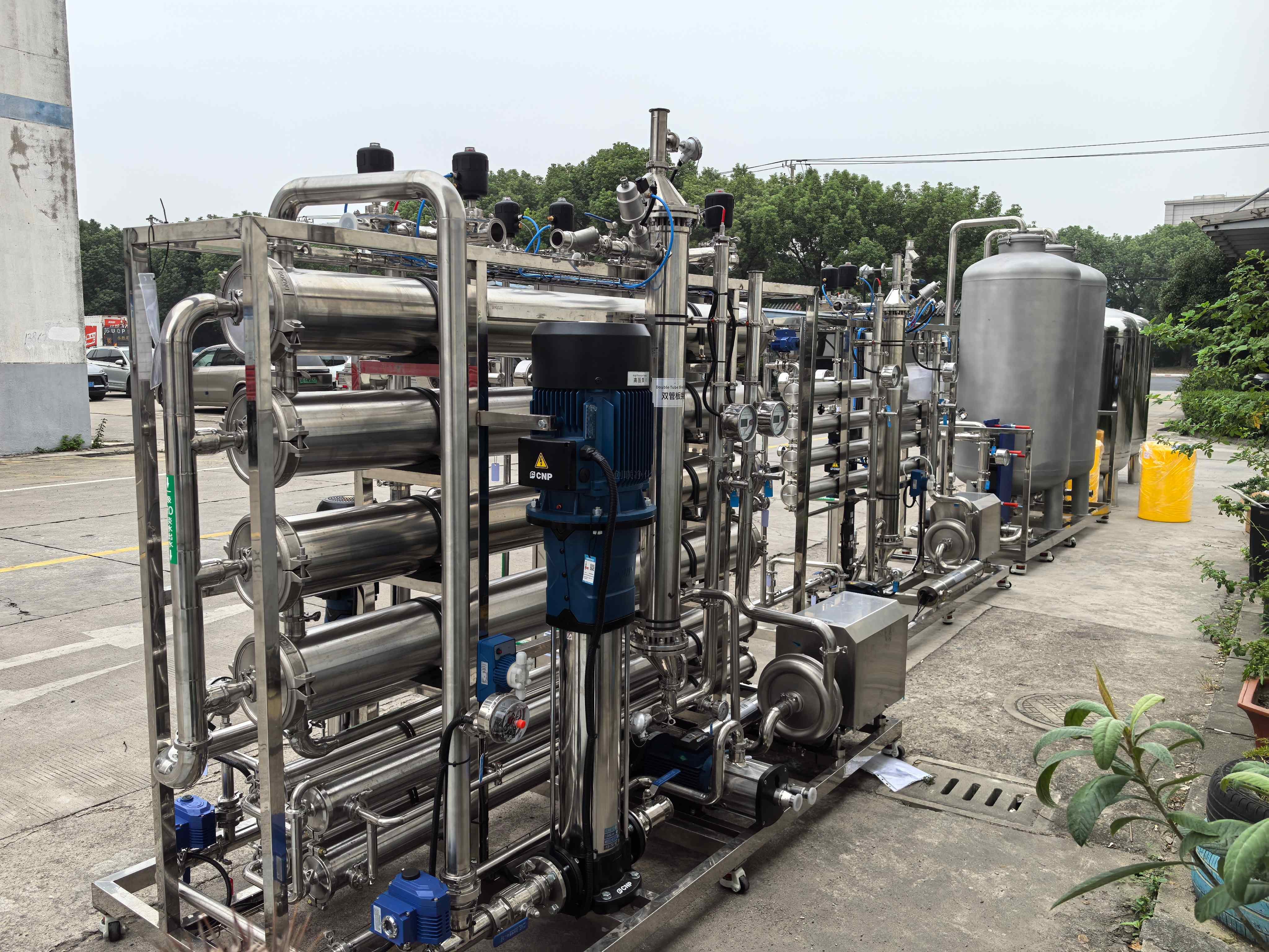 8t/h+2t/h制藥純化水設備