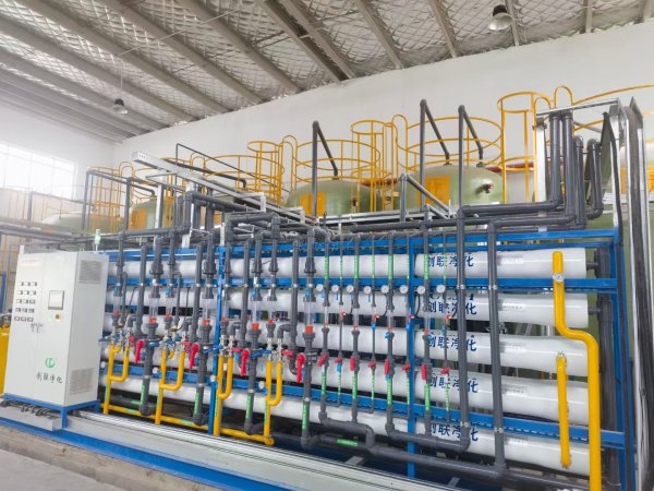 二級反滲透24t/h高純水設(shè)備