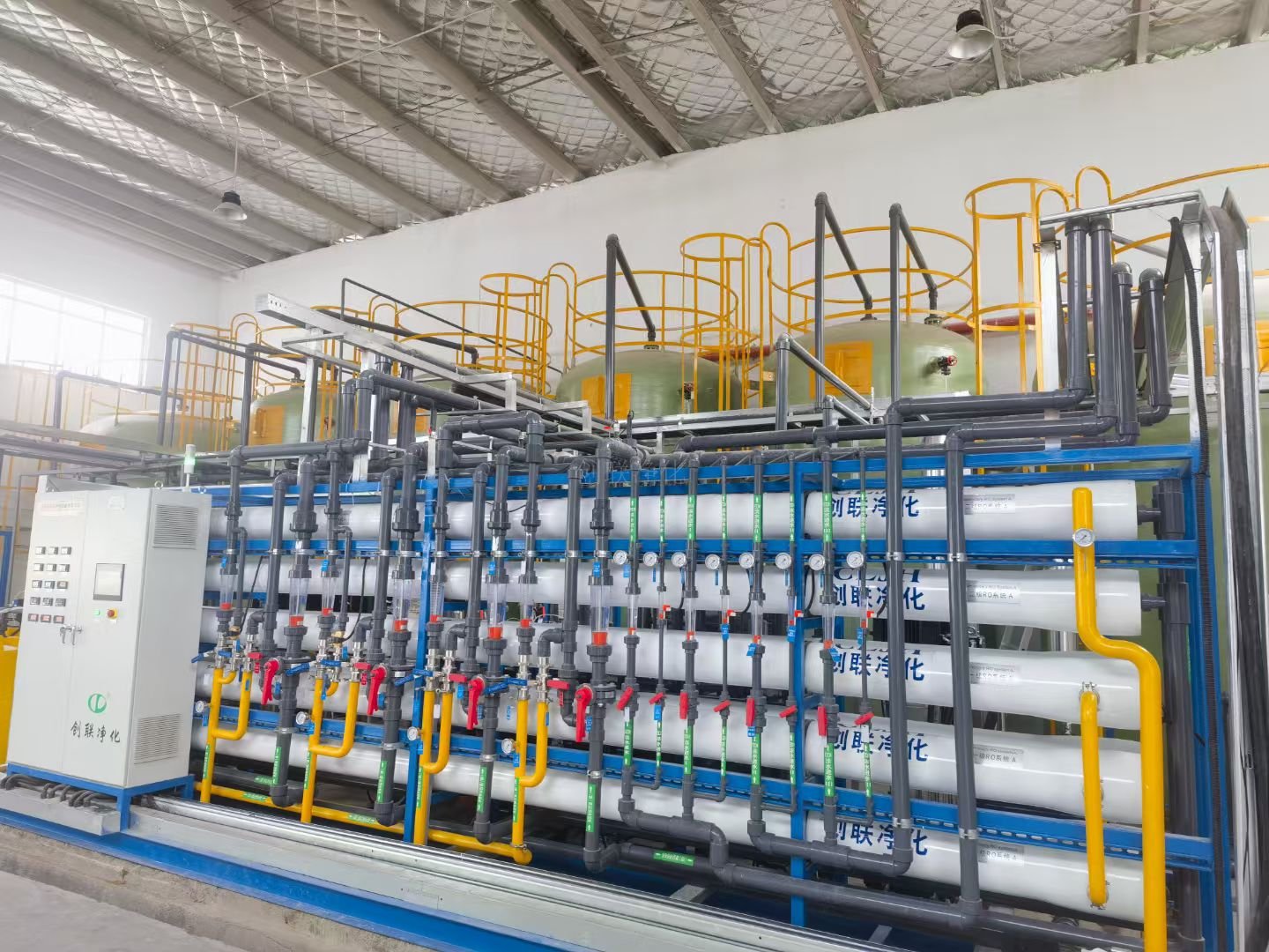 二級反滲透24t/h高純水設(shè)備