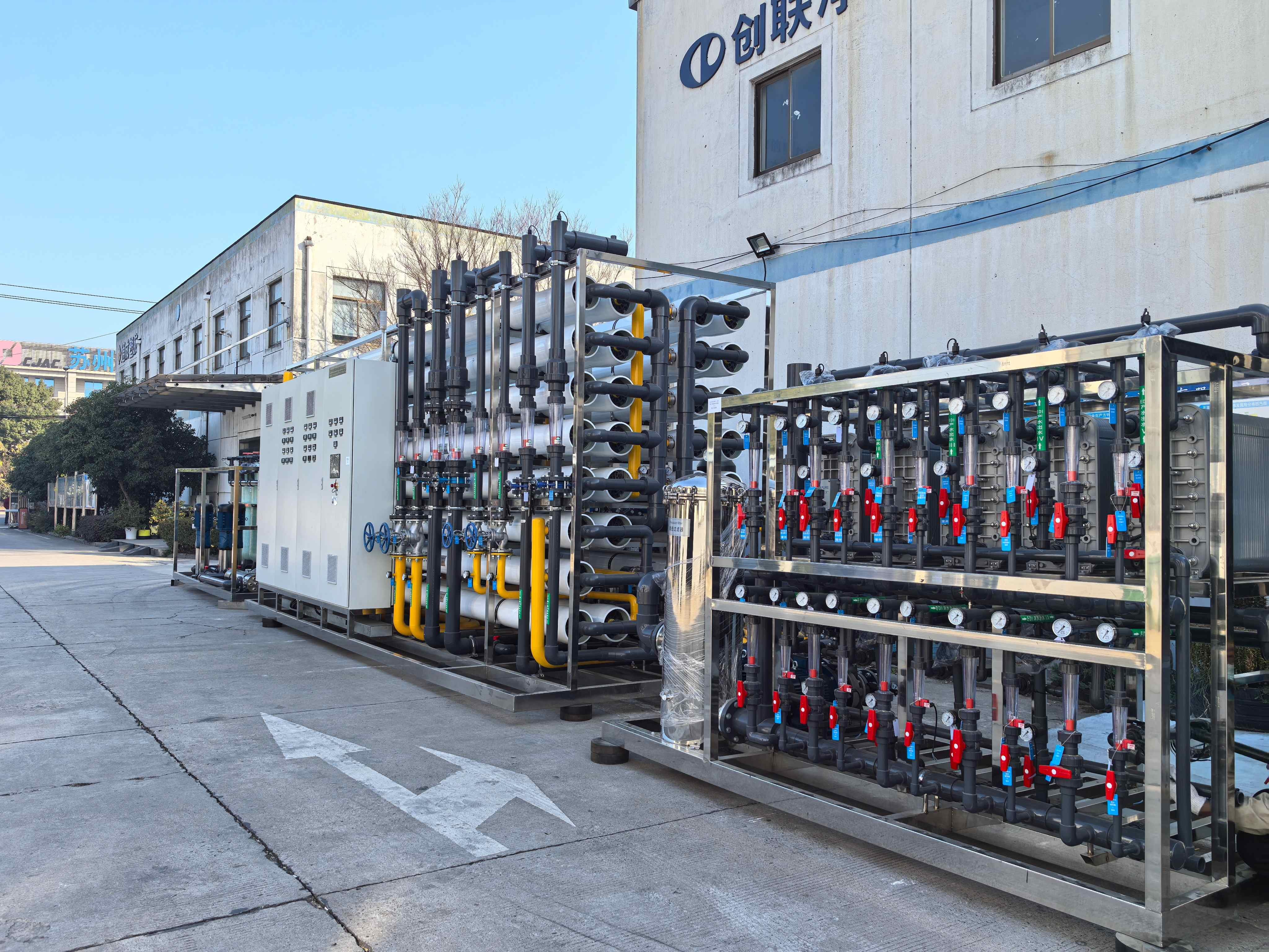 青島華芯晶電科技有限公司—電子極半導體襯底晶片生產用訂購50T/H超純水設備