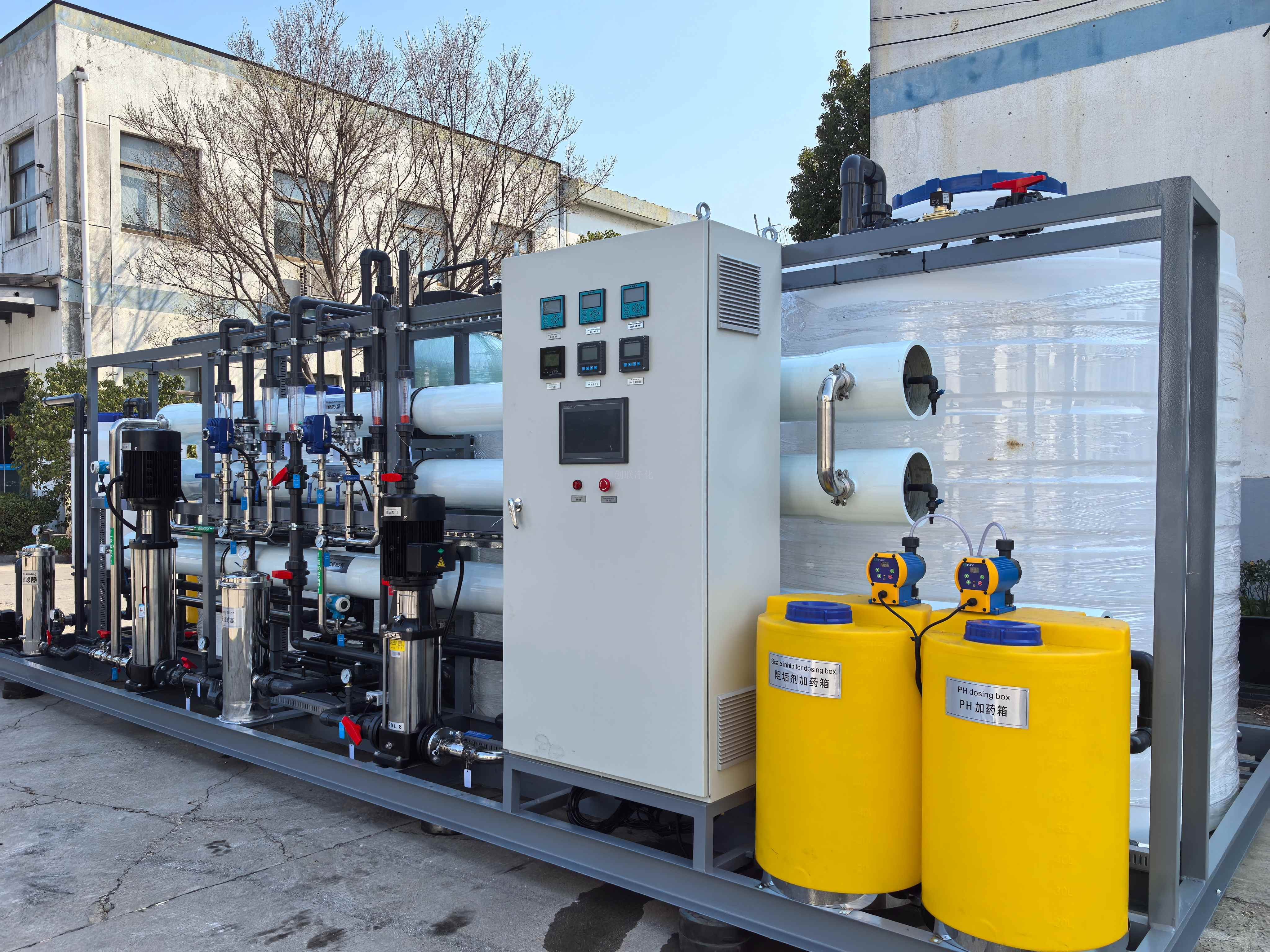 海陽科技股份化工-5t/h純水設(shè)備