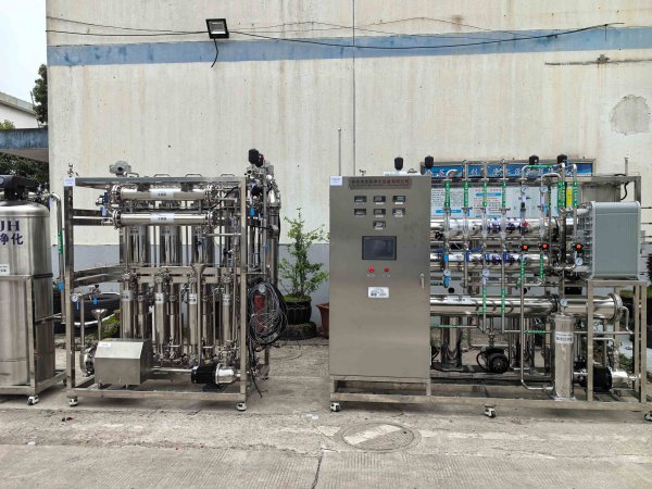 三類植入類醫療器械行業2T/h純化水設備+300L/h注射水設備