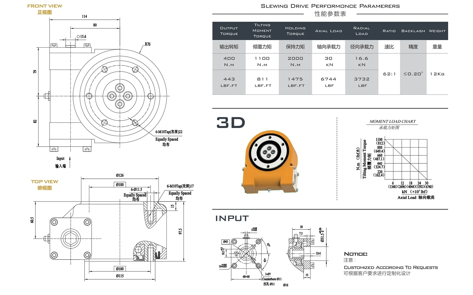 FGE3C Slewing Drive