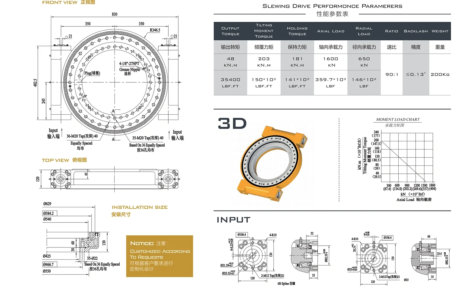 FWA21-2 Slewing Drive