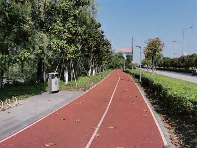 珠海彩色防滑路面天桥用
