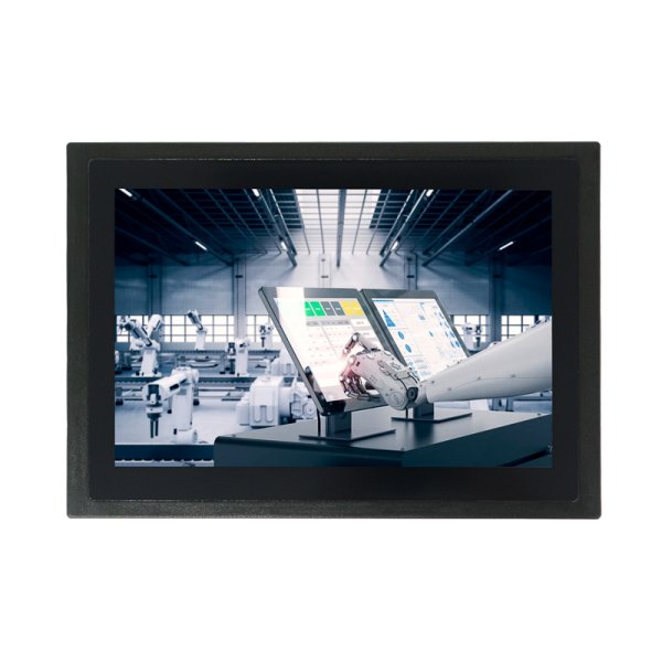 12寸嵌入式純平電阻觸摸工控平板一體機(jī)