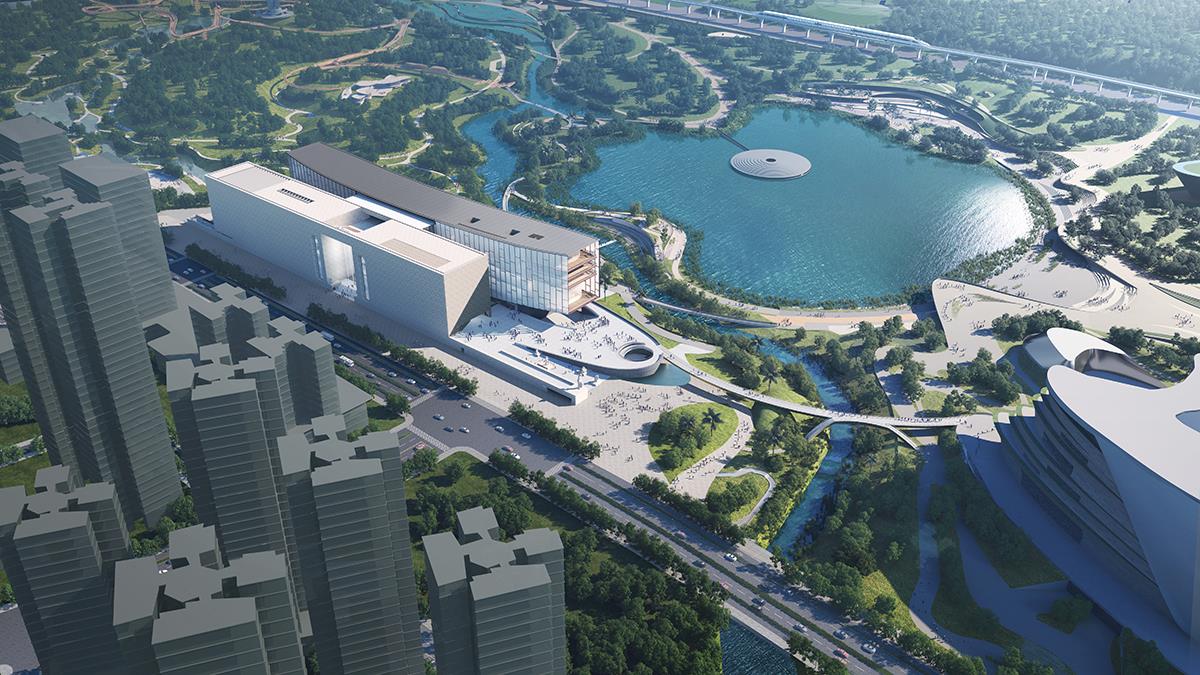 深圳國際美術館輕骨料混凝土