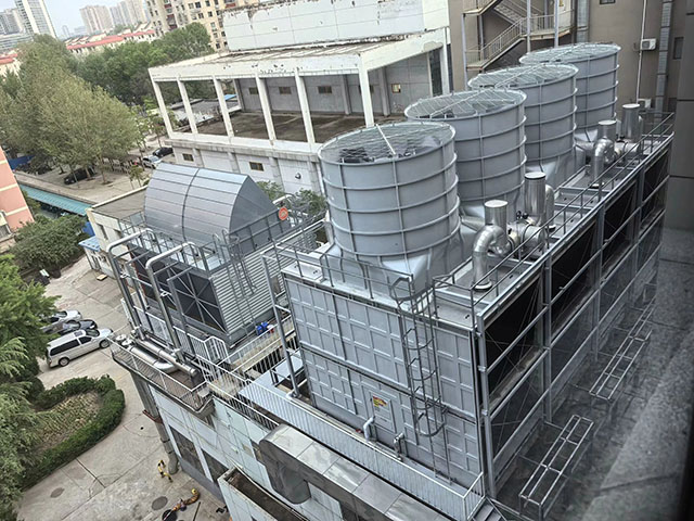 中山方形側出風冷卻塔降噪治理廠家,冷卻塔降噪