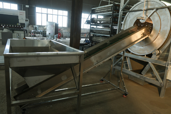 节水 4KW 滚筒喷淋清洗机,滚筒喷淋清洗机