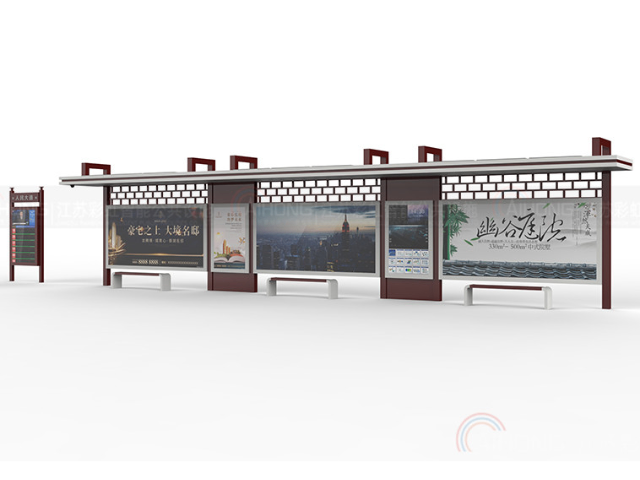 新疆高端定制公交站台源头厂家,公交站台