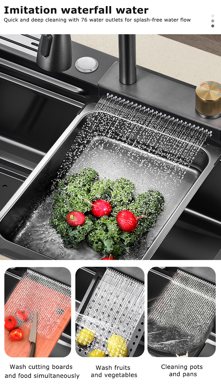 Commercial Handcrafted Stainless Steel Kitchen Basin Sink