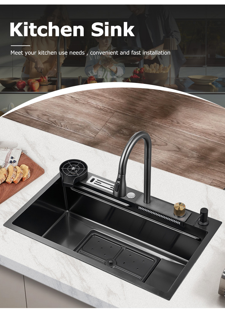 Commercial Handcrafted Stainless Steel Kitchen Basin Sink