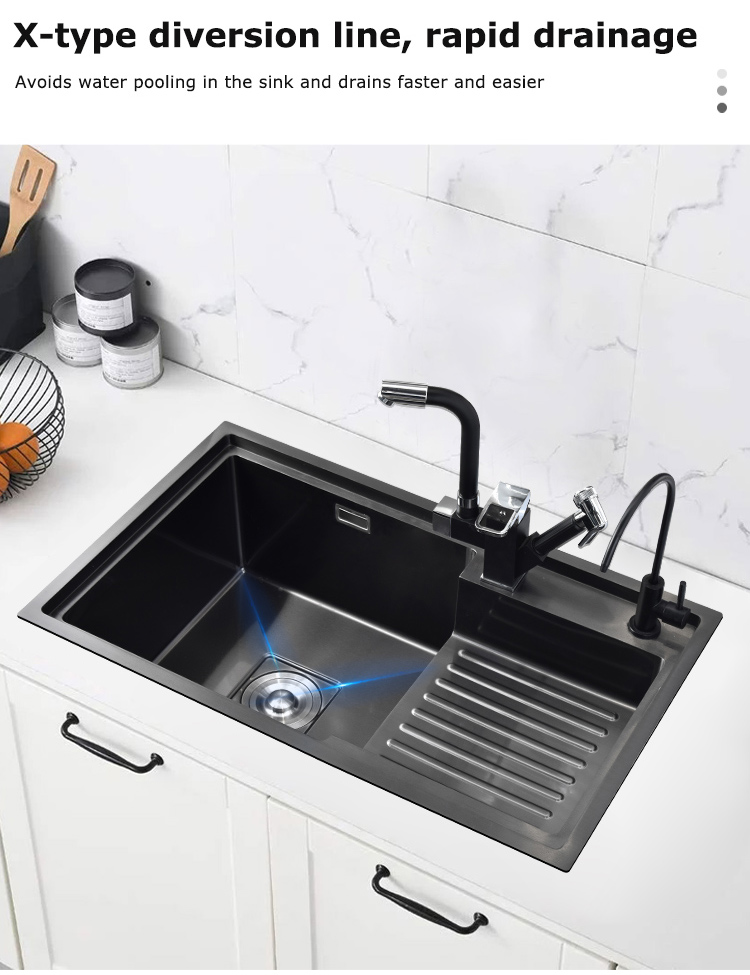 Undermount Hand Crafted Stainless Steel Kitchen Sink
