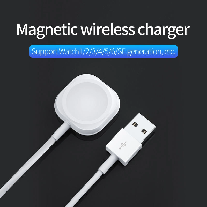 Wireless Magnetic USB Smart Watch Charger with Fast Charging Dock Portable Type-C for Apple Watch Series