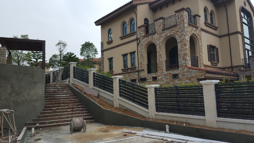 小區鐵藝護欄施工方案,鐵藝護欄