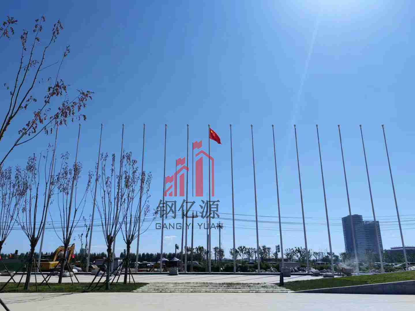 鋼億源旗桿案例