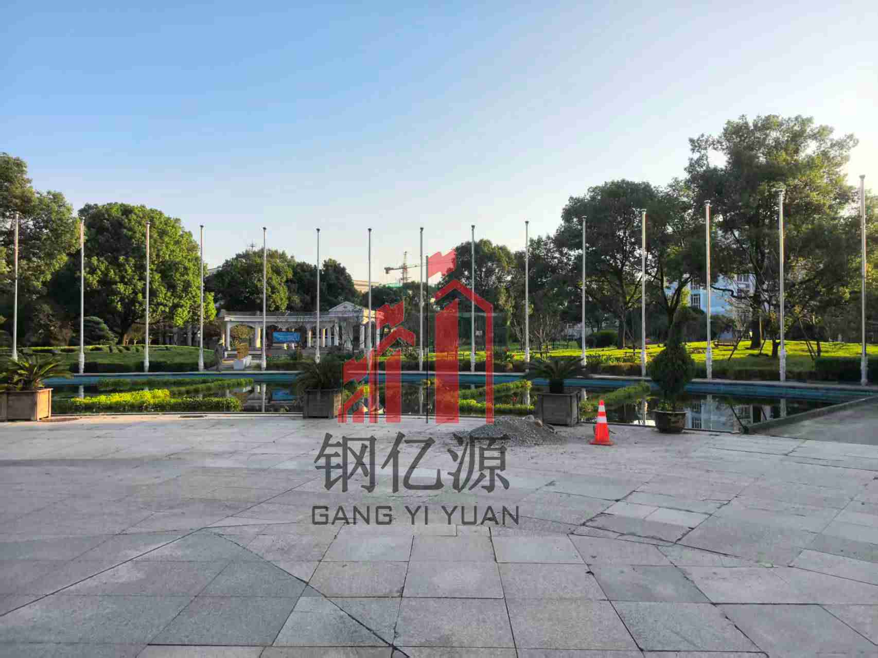 鋼億源旗桿案例