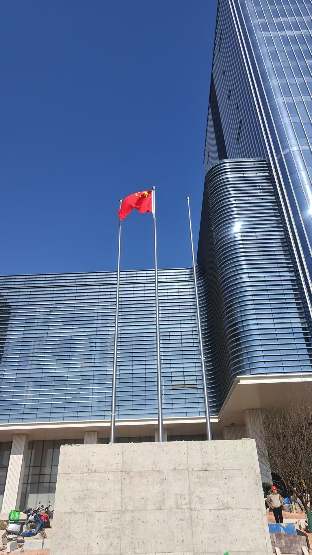 钢亿源旗杆案例