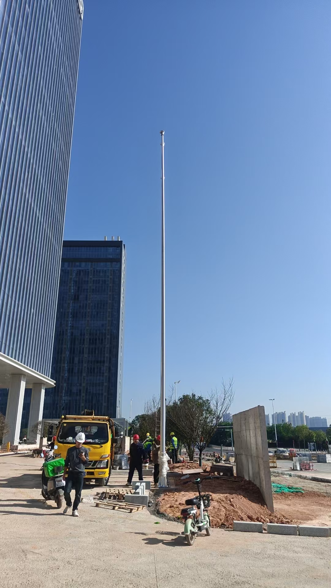 钢亿源旗杆案例