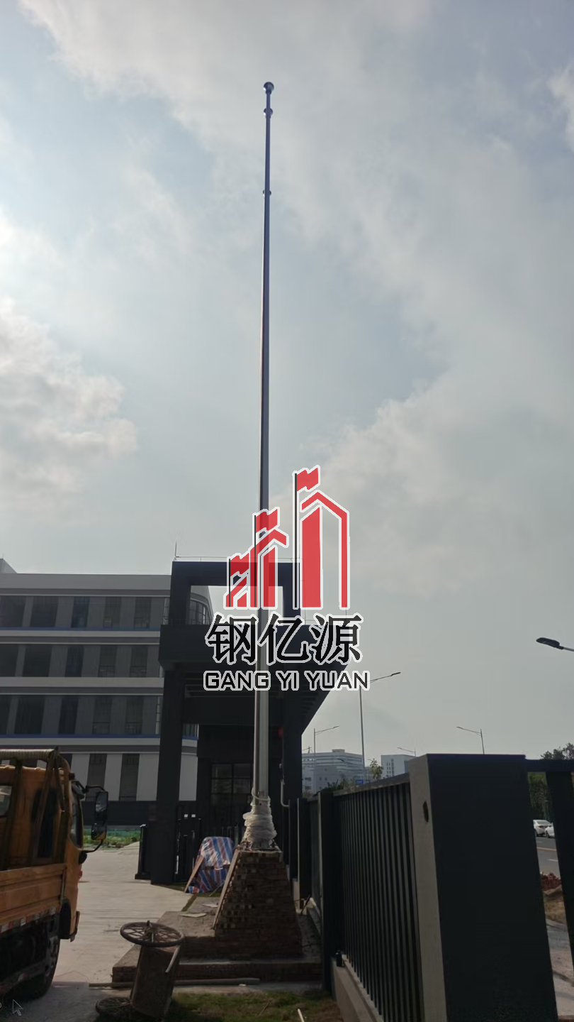 钢亿源旗杆案例