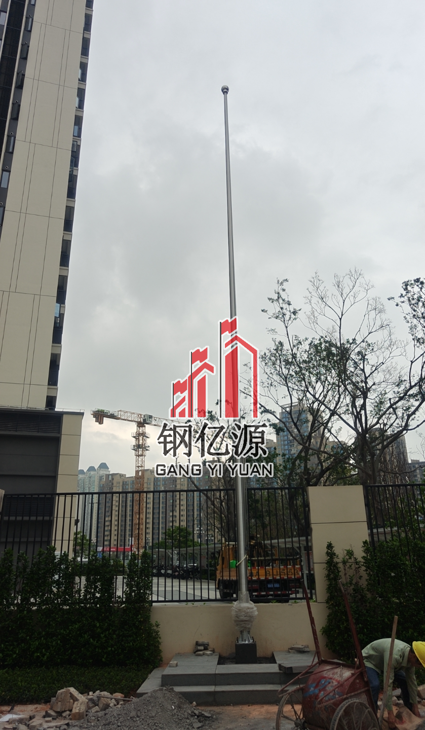 钢亿源旗杆案例