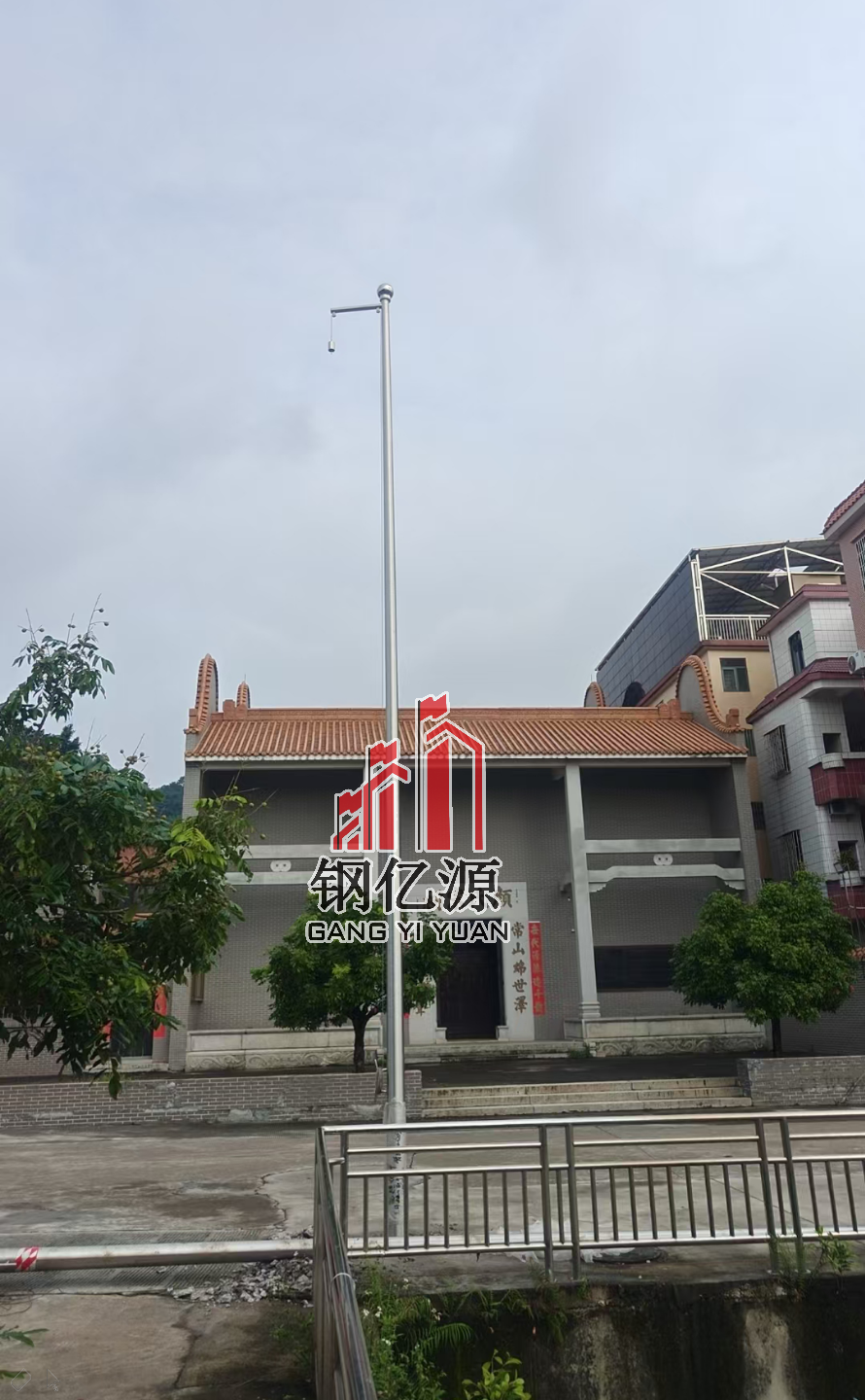 钢亿源旗杆案例 钢亿源旗杆案例