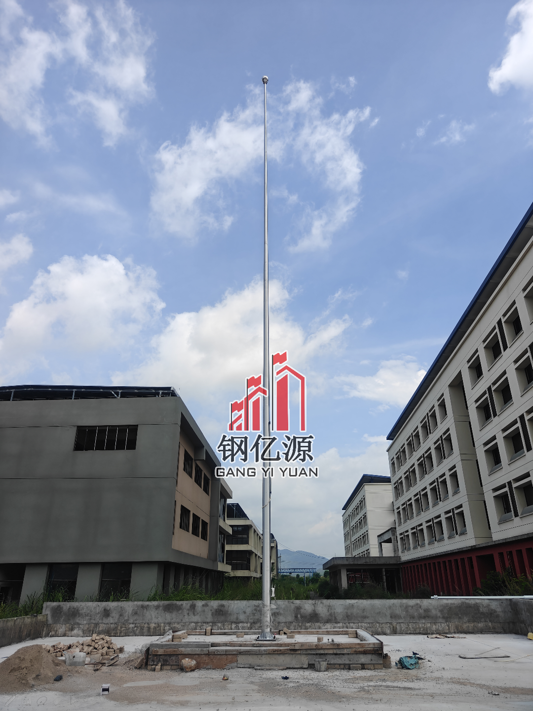 钢亿源旗杆案例
