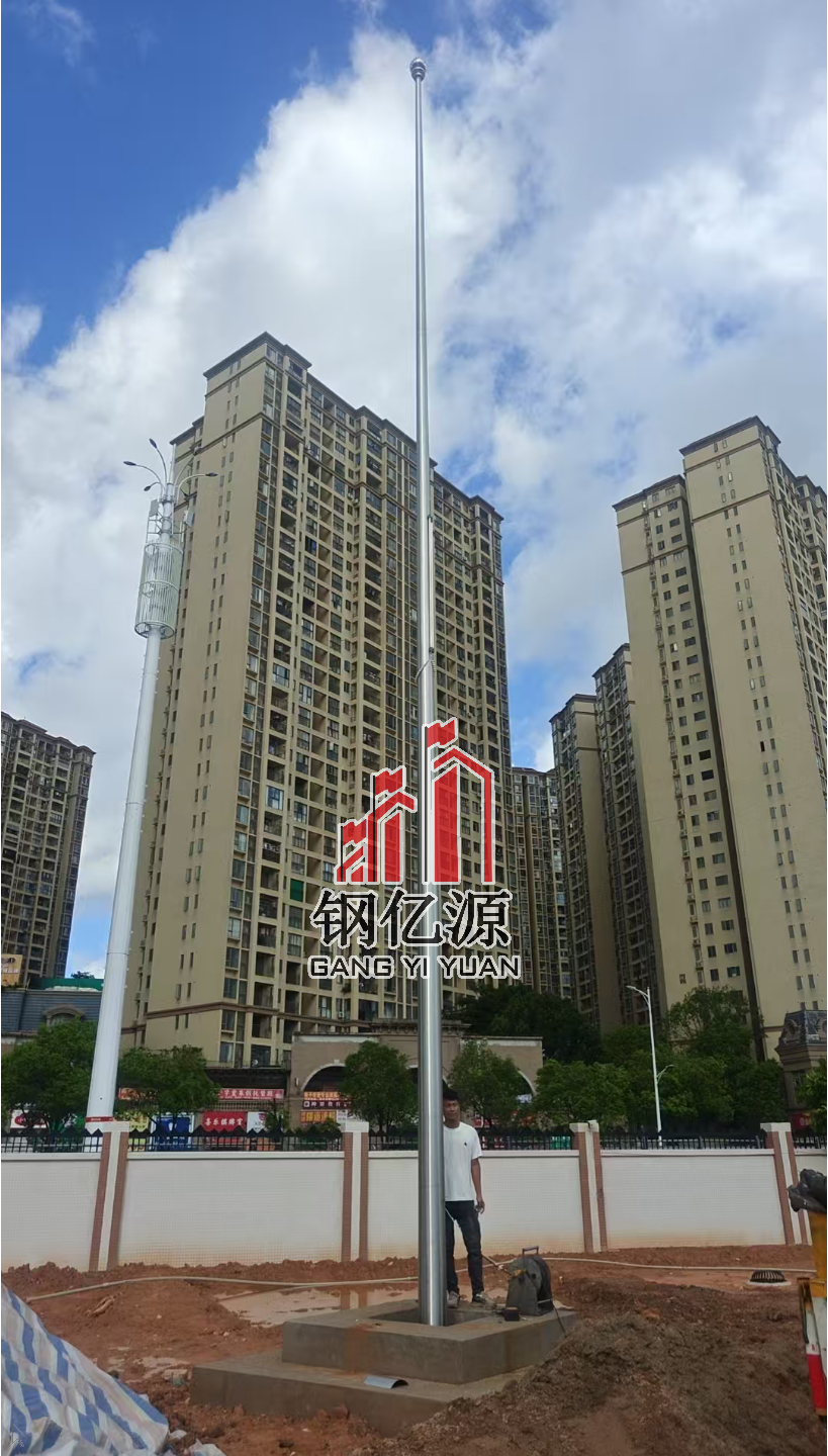 钢亿源旗杆案例