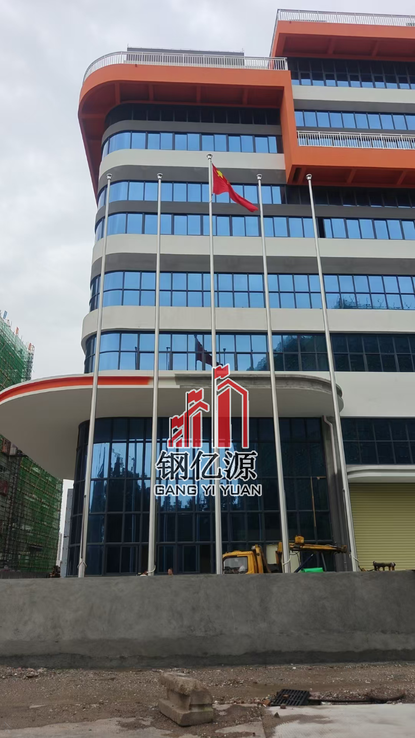 钢亿源旗杆案例
