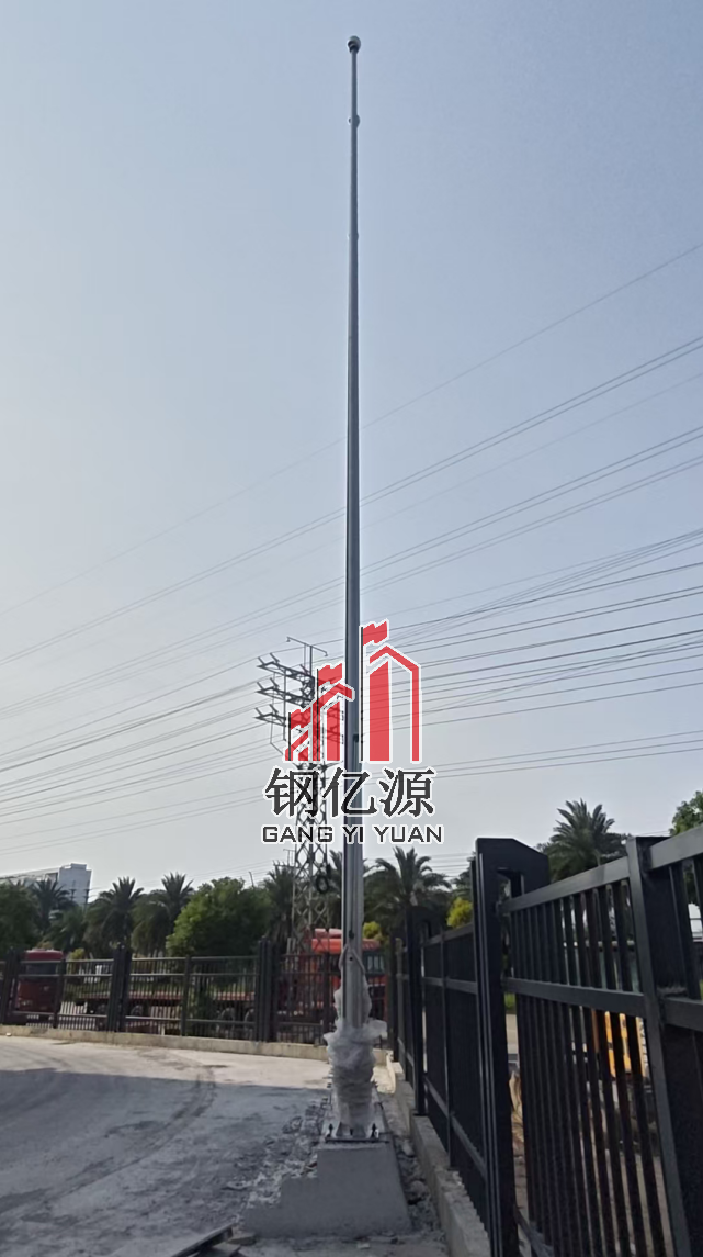 钢亿源旗杆案例